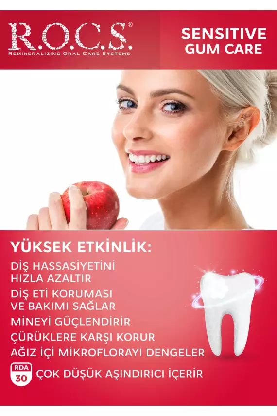 R.O.C.S. Sensitive Artı Diş Eti Bakımı Klorofilli Diş Macunu – 94gr - 3