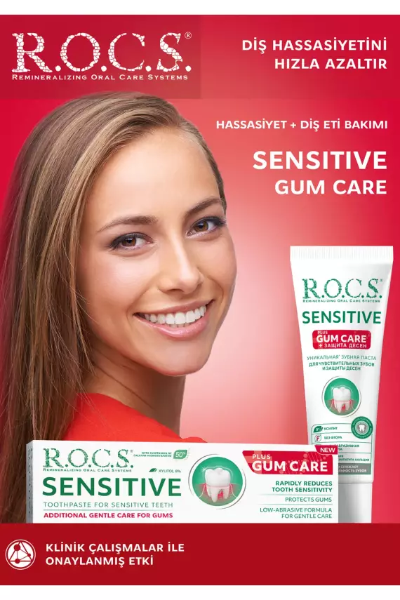 R.O.C.S. Sensitive Artı Diş Eti Bakımı Klorofilli Diş Macunu – 94gr - 2