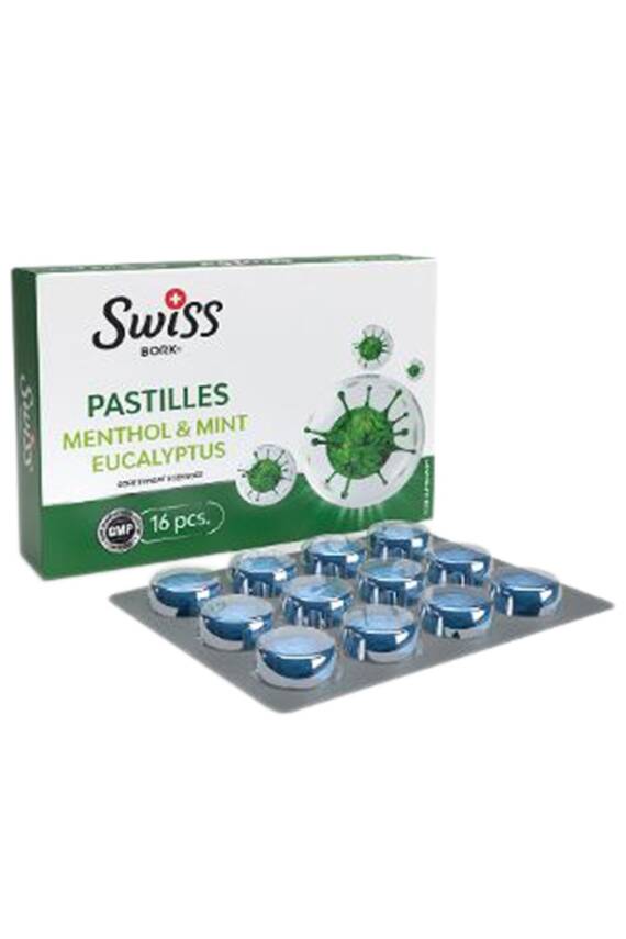 SWISS Bork Mentol Nane Okaliptus Pastil 16 Lı - 1