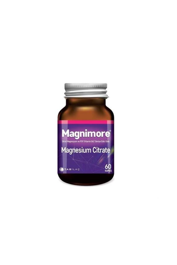 Tab İlaç Magnimore Magnezyum Sitrat 60 Kapsül - 1