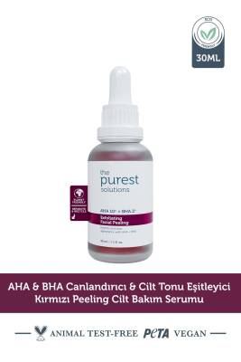 The Purest Solutions AHA 10% + 30 ml BHA 2% Peeling Solution Exfoliating Facial Peeling - 1