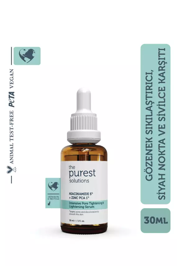 The Purest Solutions Siyah Nokta Ve Sivilce Karşıtı Niacinamide Cilt Bakım Serumu 30 Ml - 1