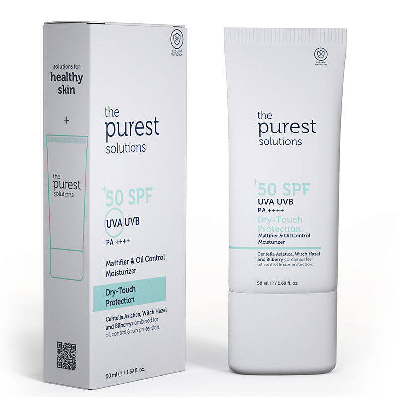 The Purest Solutions Dry Touch Protection Yağlı Ciltler İçin SPF 50+ 50 ml Güneş Kremi - 2