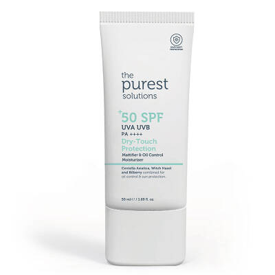 The Purest Solutions Dry Touch Protection Yağlı Ciltler İçin SPF 50+ 50 ml Güneş Kremi - 1