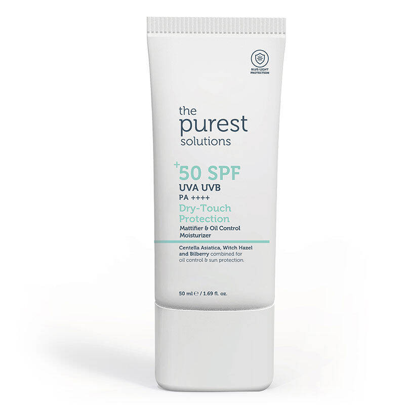 The Purest Solutions Dry Touch Protection Yağlı Ciltler İçin SPF 50+ 50 ml Güneş Kremi - 1