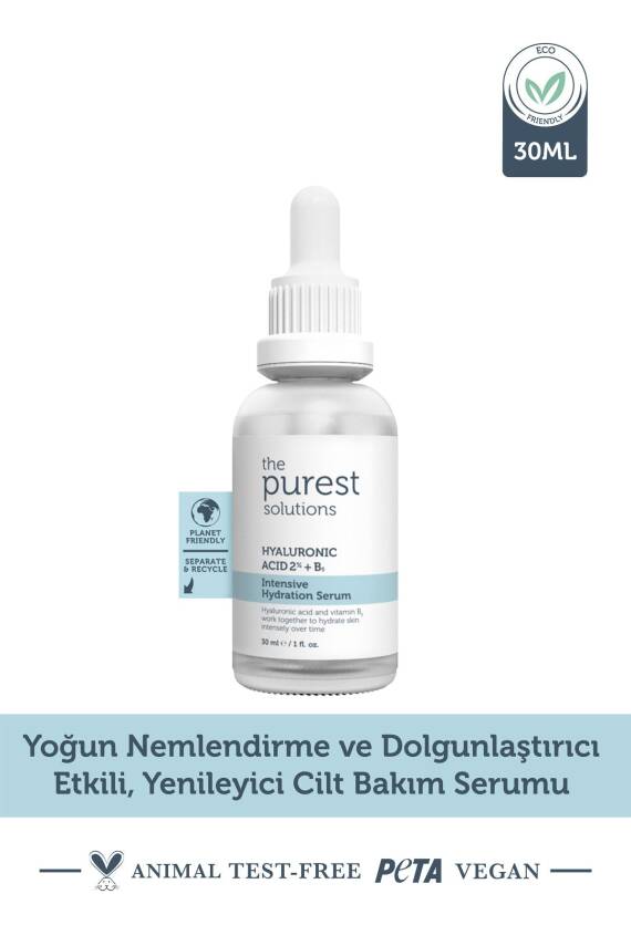 The Purest Solutions 30 ml Hyaluronic Acid 2% + B5 Intensive Hydration Serum - 1