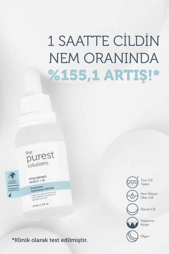 The Purest Solutions 30 ml Hyaluronic Acid 2% + B5 Intensive Hydration Serum - 2