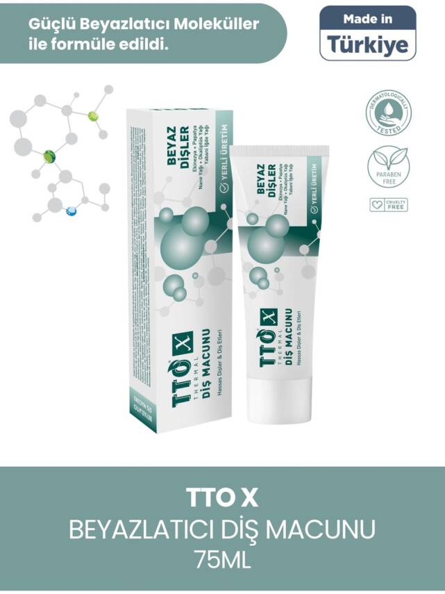 TTO x Hassas Dişler ve Diş Etleri Için Beyazlatıcı Diş Macunu - 1