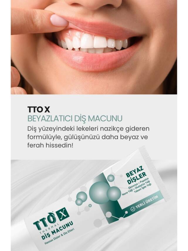 TTO x Hassas Dişler ve Diş Etleri Için Beyazlatıcı Diş Macunu - 2