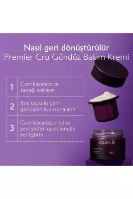 Caudalie Premier Cru Gündüz Bakım Kremi - Yedek kapsül 50 ml - 3