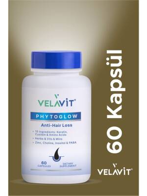 Velavit Phytoglow Anti-Hair Loss 60 Kapsül - 1