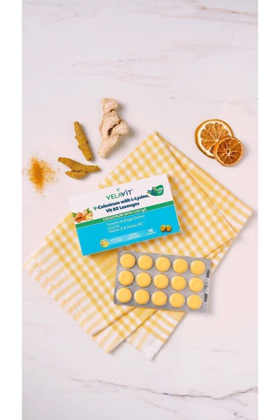 Velavit V-Colostrum with L-Lysine 15 Pastil - 2