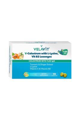 Velavit V-Colostrum with L-Lysine 15 Pastil - 1