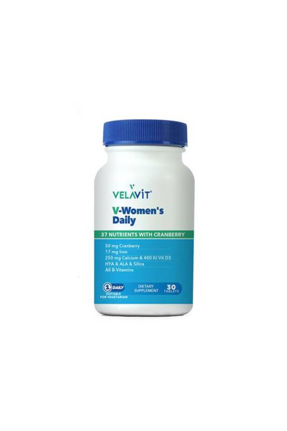Velavit V-womens Daily Takviye Edici Gıda 30 Tablet - 1