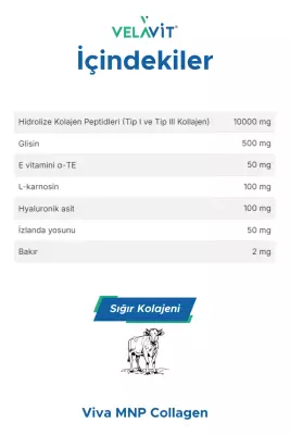 Velavit Viva MNP Collagen 50 mg 30 Şase - 2