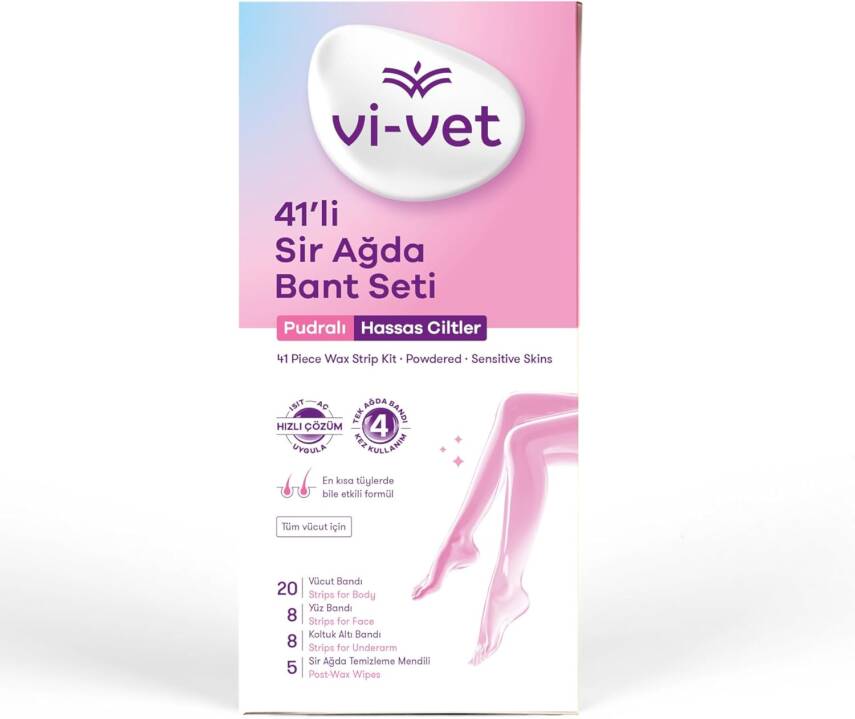 Vi-vet Sir Ağda Bant Seti Pudralı (Yeni), 41 Adet - 1