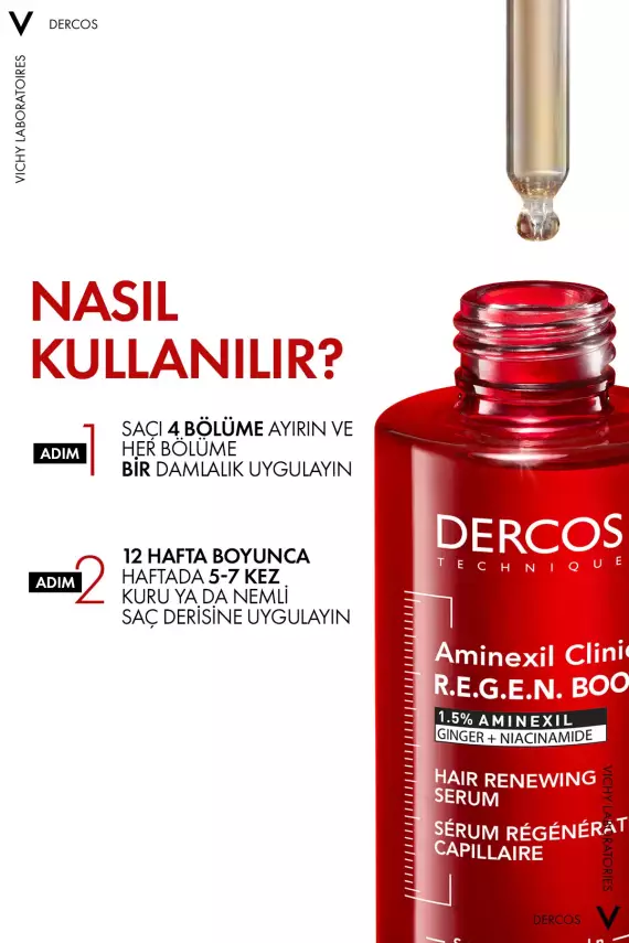 Vichy Dercos Aminexil Clinical R.E.G.E.N. Booster 90 ml - 4