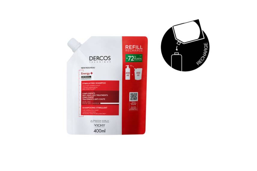 Vichy Energy+ Yedek Dökülme Karşıtı Şampuan 400Ml - 1
