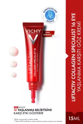 Vichy Liftactiv Collagen Specialist Yaşlanma Belirtilerine Karşı Göz Bakım Kremi 15 ml - 1