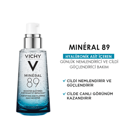 Vichy Mineral 89 Hyalüronik Asit İçerikli Nemlendirici Serum 50 ml - 2