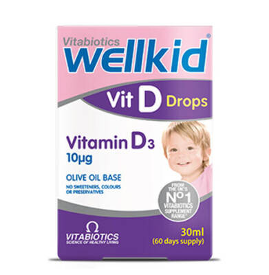 Vitabiotics Wellkid Vit Drops Vitamin D3 Takviye Edici Gıda 30 ml - 2