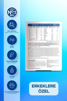 Wellman Sibirya Ginsengi, Magnezyum, Biotin, Çinko, L-Karnitin İçeren Erkek Sağlığı Vitamini 30 Tablet - 2