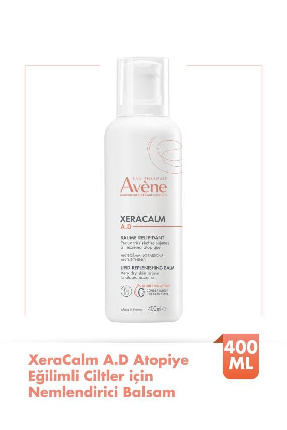 Avene Xeracalm A.D. Atopiye Eğilimli Ciltler İçin Nemlendirici Balsam 400 ml - 1